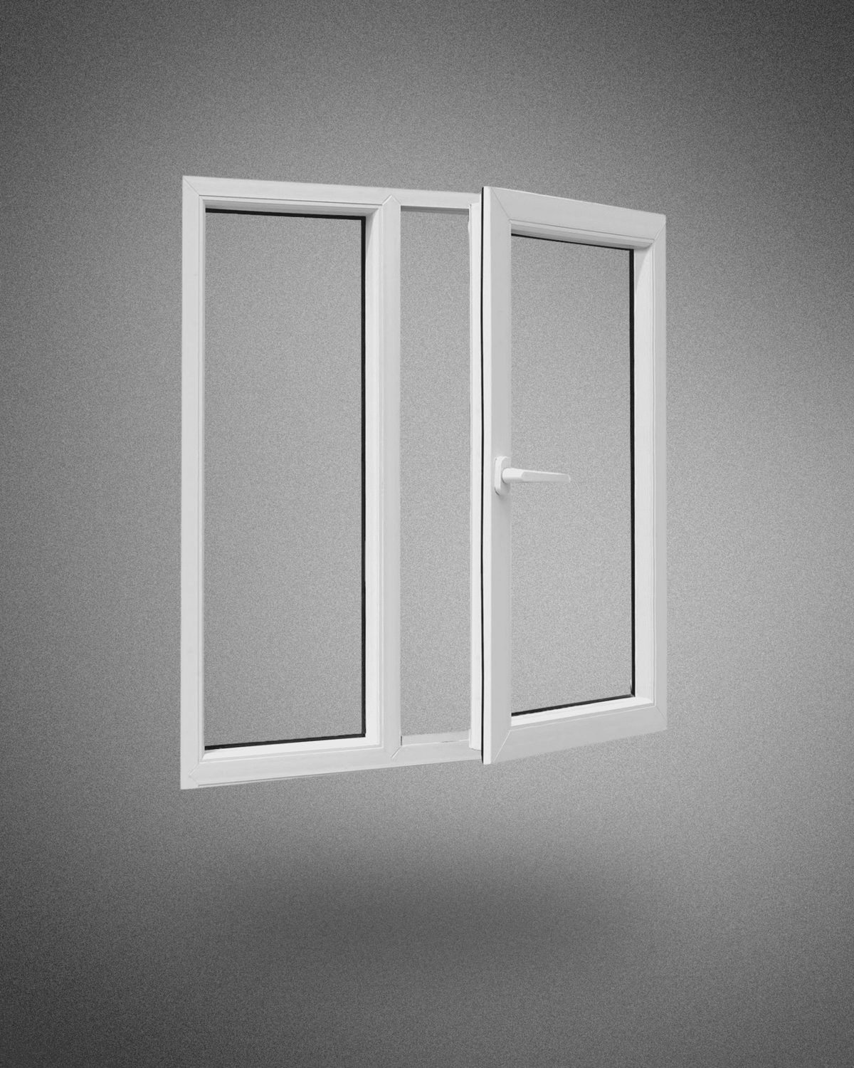Fenêtre 2 vantaux – 1250×1000 mm - PEM - Fenêtre PVC