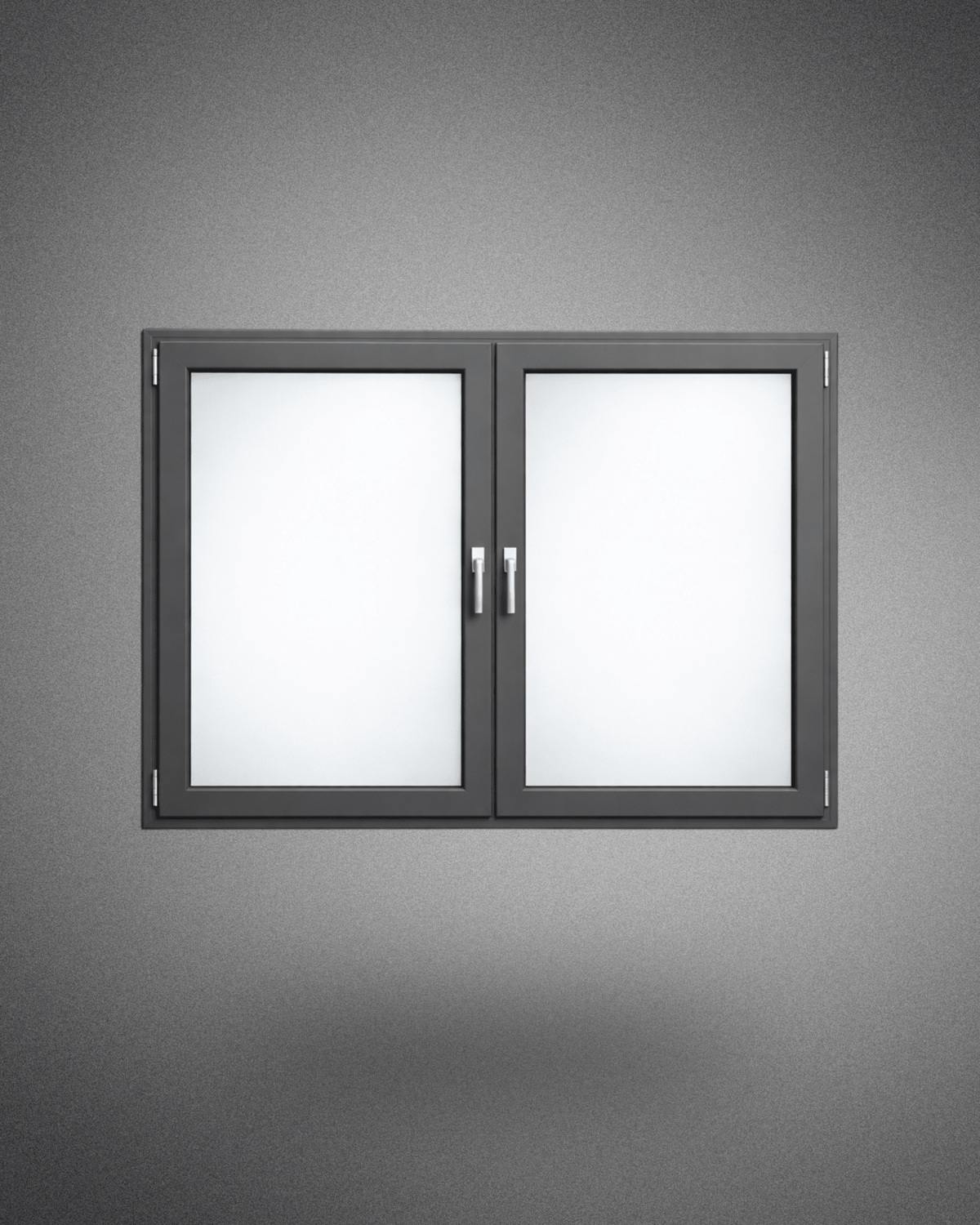 Fenêtre 2 vantaux – 1250×1000 mm – gris anthracite - PEM - Fenêtre PVC