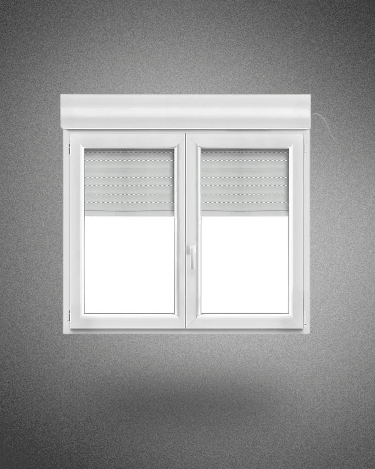 Fenêtre oscillo battante 2 vantaux avec volets – 1250×1000 mm - PEM - Fenêtre PVC