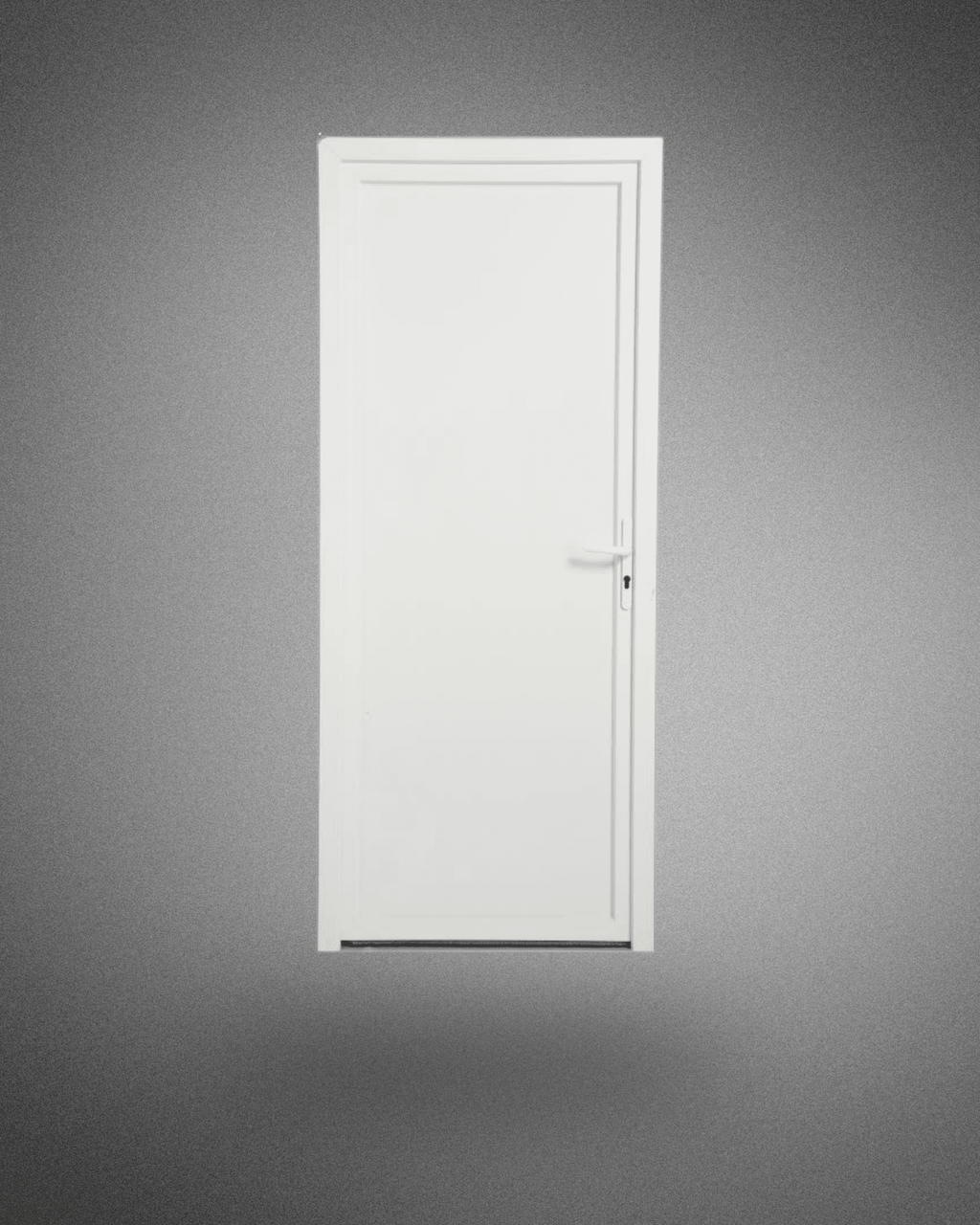 Porte de service – poignée droite – 2150×900 mm - PEM - Porte de service PVC