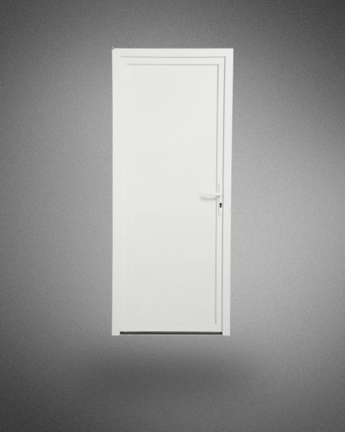 Porte de service – poignée droite – 2150×900 mm - PEM - Porte de service PVC