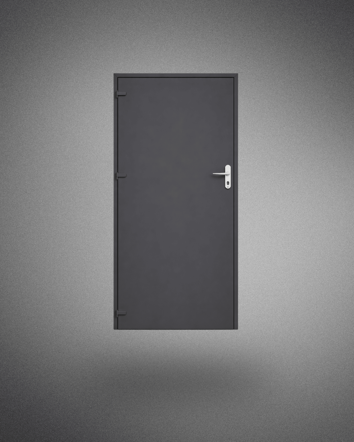 Porte de service – poignée droite – 2150×900 mm - PEM - Porte de service PVC