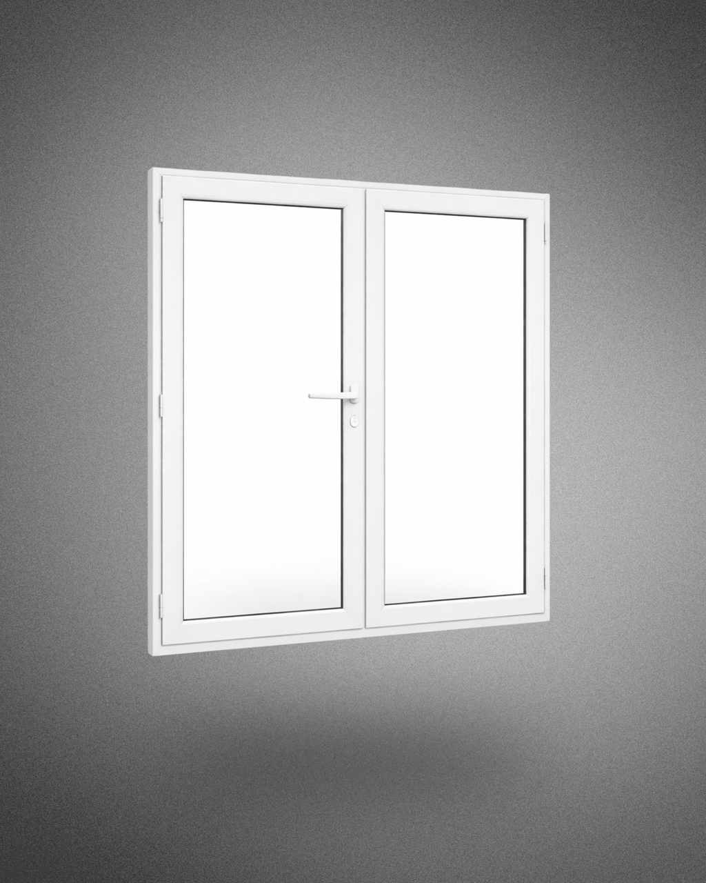 Porte - fenêtre 2 vantaux – 2150×1400 mm - PEM - Porte - fenêtre PVC