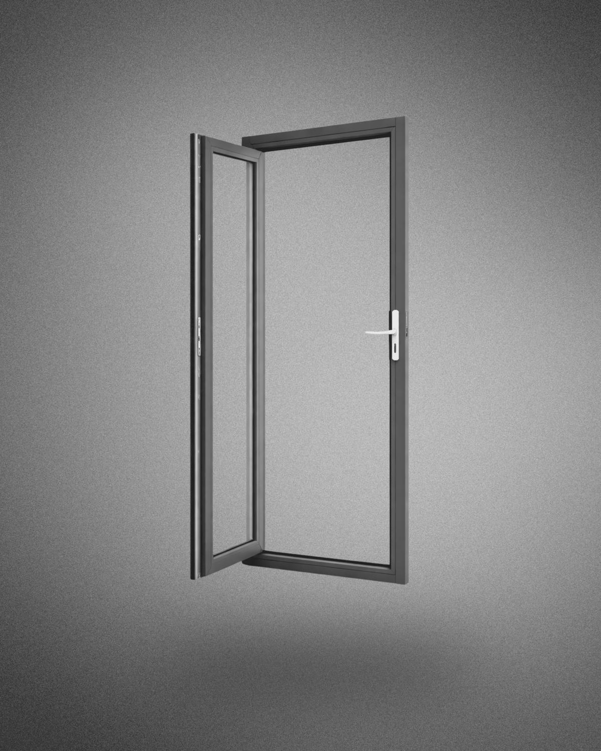 Porte - fenêtre – poignée gauche – 2150×800 mm – gris anthracite - PEM - Porte - fenêtre PVC